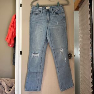 Target Universal Thread high rise straight jeans